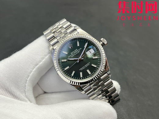 劳力士 VS日志36系列 薄荷绿 男士腕表 3235机 五珠带 表径36mm 小手腕福音 商品图0