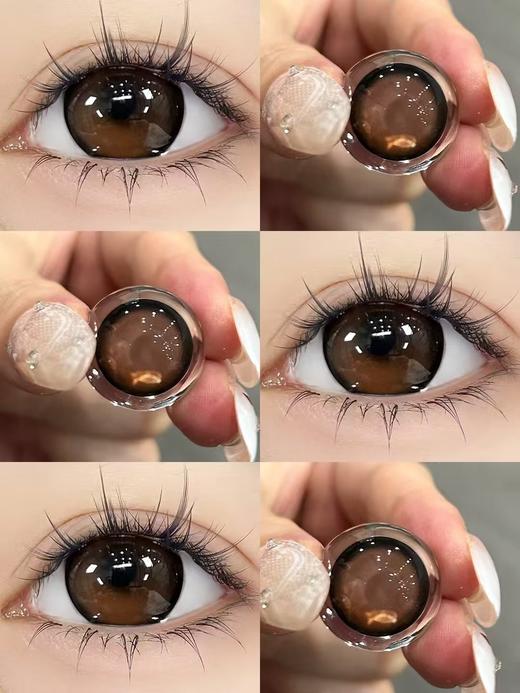 jelly doll半年抛美瞳 黄油板栗 14.5mm 商品图0