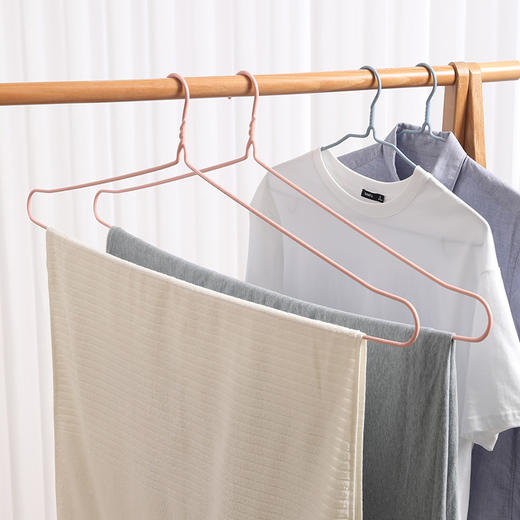 【批发】美丽雅被套衣架加厚实心长86.5m大衣架 2支/扎 商品图4