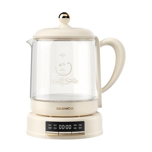 含茶漏预计26.1.13左右到货【轻声气泡煮 花式营养炖】大宇小气泡柔炖养生壶YS11 快速烧水 9段调温 45度自动保温12小时 6大菜单 陶瓷油底盘久煮不糊底 壶身容量1.5L炖盅容量约600ml 商品图5