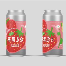 气泡实验室 草莓多多 500ml