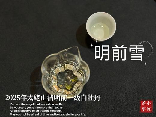 【新茶上市】2025清明前白牡丹《明前雪》，绮丽梦幻的兰花香，伴着极致清新的鲜爽，仿佛在那个倒春寒的季节，下了一场芬芳的雪 商品图14