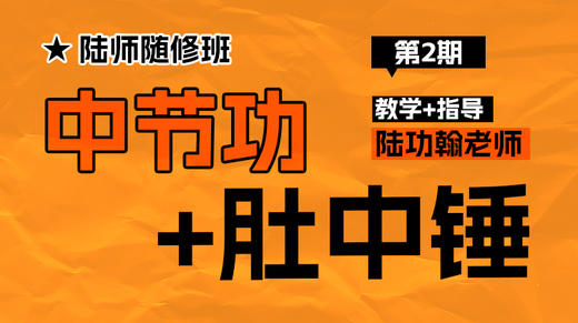 【自学版】第2期陆师随修班（中节功+肚中锤） 商品图0