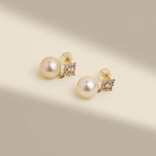 一口价珍珠耳坠【9.1-9.4mm】 T3980J980 商品图1