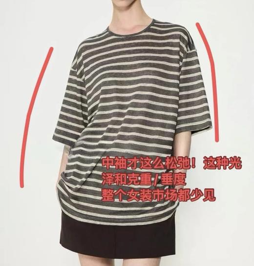 重磅亚麻短袖   宽松廓形   日本进口面料  法国诺曼底产区 商品图1