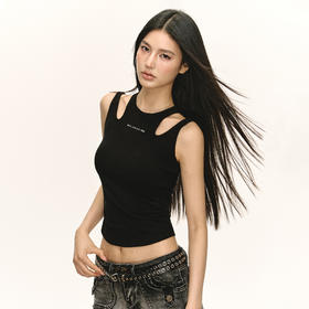 Ariseism 美式复古设计感辣妹背心女夏季新款外穿修身上衣