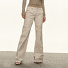 Ariseism美式复古多口袋低腰拖地喇叭裤工装裤女2025春季新款长裤 商品缩略图2