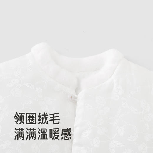 【高定系列】英氏儿童马甲秋冬夹棉桑蚕丝马夹保暖新国风宝宝衣服 商品图2