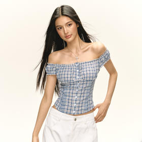 Ariseism 美式复古设计感短袖t恤女夏季新款辣妹修身上衣