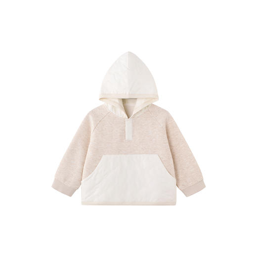 【高定系列】英氏儿童卫衣连帽秋冬保暖男童上装休闲绒衫儿童上衣 商品图4