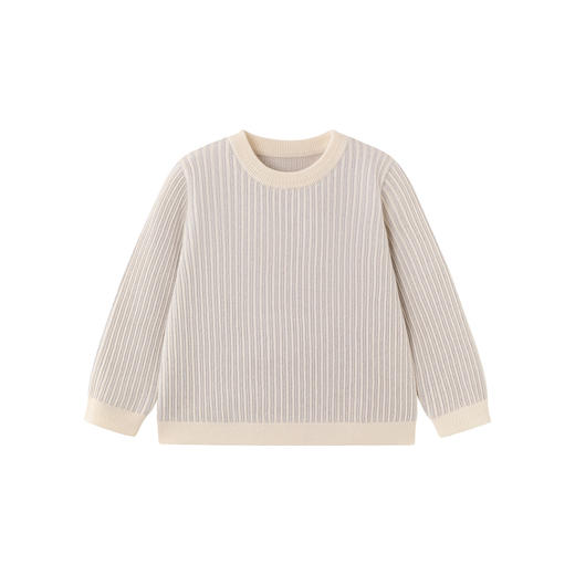 【高定系列】英氏童装针织衫秋冬长袖保暖羊绒衫男童女童复古毛衣 商品图4