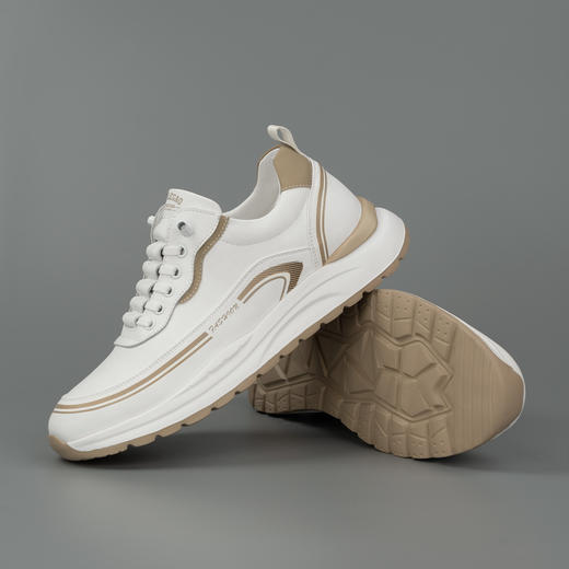 舒乐高鞋子男鞋6cm增高鞋男款一脚蹬男鞋休闲鞋透气运动鞋男夏 商品图2