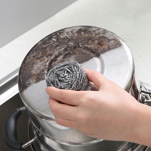 【批发】美丽雅不掉丝亮洁钢丝球 6只/包 商品图2