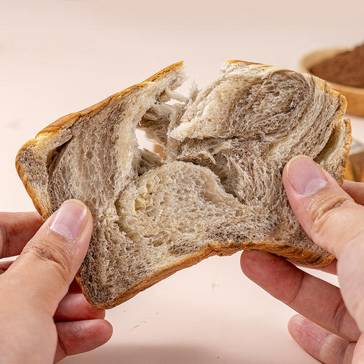 福事多 牛乳可可小厚切吐司500g*2箱 商品图3