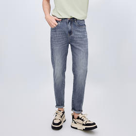 【新品上新】HX 夏季水洗牛仔九分裤合体S210520053101