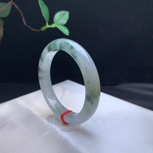 620610，54.3飘花正圈，冰底飘清新蓝花，润润的，清新秀气 商品图3