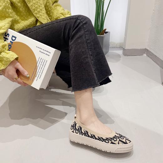 卷卷紫小香风飞织渔夫鞋 飞织鞋面柔软透气不闷热 橡胶软底舒适不磨脚 一脚蹬穿脱懒人福音 商品图4