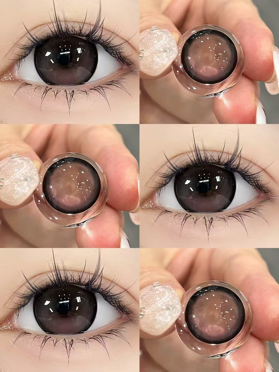 jelly doll半年抛美瞳 粉面蔷薇 14.5mm