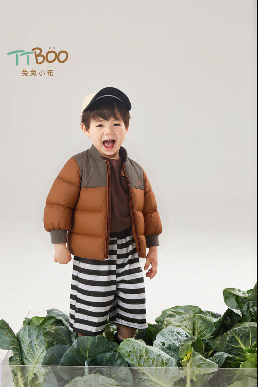 兔兔小布山脉上下拼接羽绒内胆 商品图0