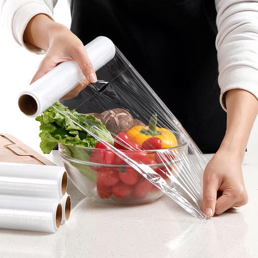 【批发】美丽雅易撕PE保鲜膜25CM*（80米+赠10米） 商品图5