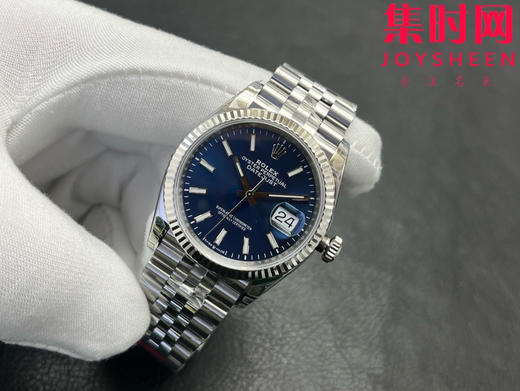 劳力士 VS日志36系列 蓝色盘 男士腕表 3235机 五珠带 表径36mm 小手腕福音 商品图2