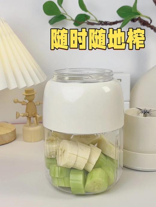 开团价79德世朗便携多功能榨汁机新升级！20叶精钢刀头旋风刀头360瞬碎无渣30秒Get冰沙果汁自由基地直邮 商品图4