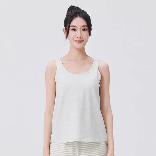 有机棉系列  女士胸垫背心 商品图0