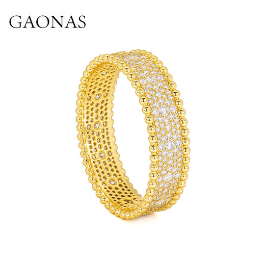 GAONAS  沙漠美学金色时尚设计手镯11485SGO 商品图1