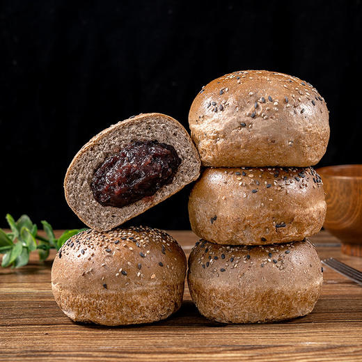 福事多 全麦五黑夹心欧包 500g*2盒 商品图5