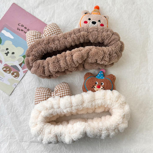 可爱小熊款洗脸束发发带纪念日百货门店同款164393285 商品图0