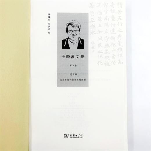 王晓波文集(第4卷)：道与法－－法家思想和黄老哲学解析 商品图6