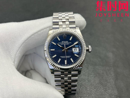 劳力士 VS日志36系列 蓝色格纹盘 男士腕表 3235机 五珠带 表径36mm 小手腕福音 商品图1
