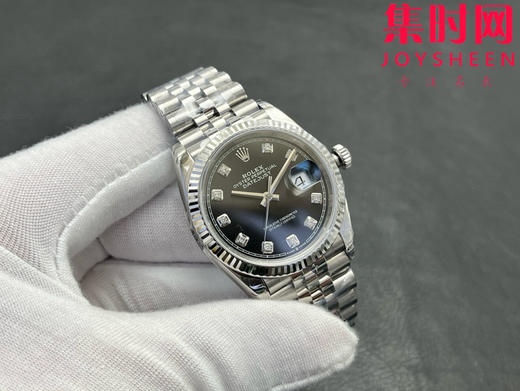 劳力士 VS日志36系列 黑盘钻面 男士腕表 3235机 五珠带 表径36mm 小手腕福音 商品图3