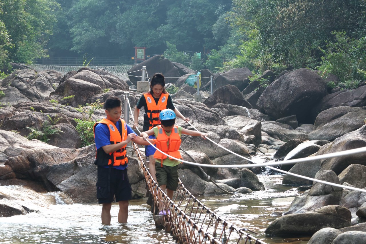一日营【增城乡野撒欢】陪孩子挑战冒险岛、卡丁车，去大丰门溯溪打水仗