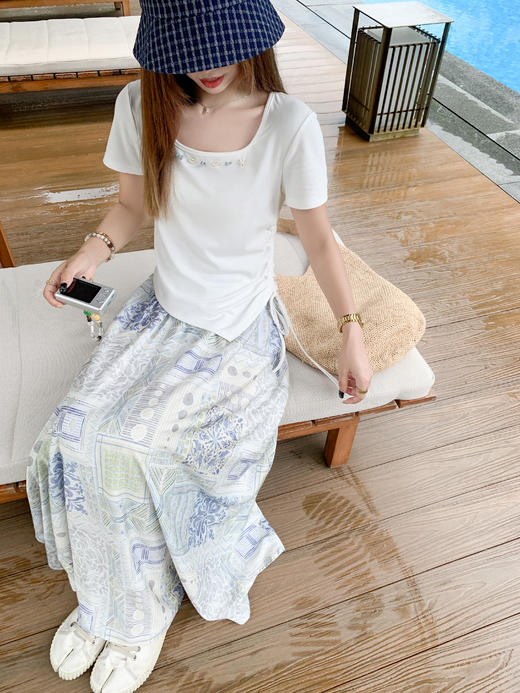 【129元任选2件】现货！侧边抽绳短袖 商品图10