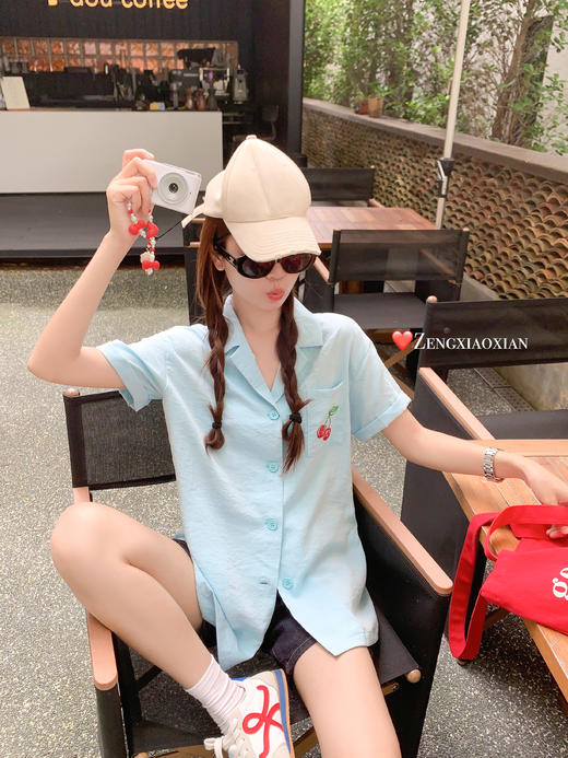 【149元任选2件】最后一波现货！樱桃刺绣衬衫 商品图6