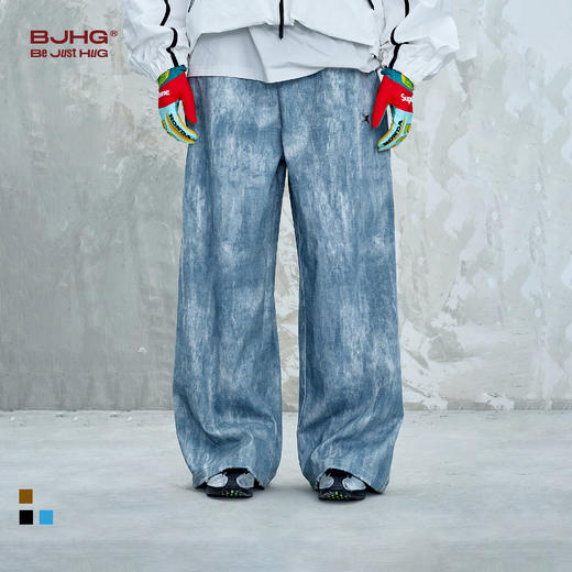 BJHG不计后果休闲裤子男款秋季2025新款复古做旧层次感灯芯绒长裤 商品图0