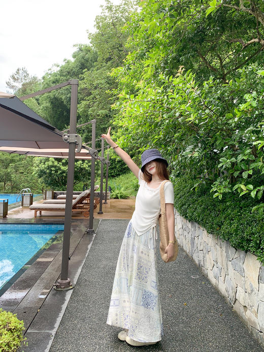 【129元任选2件】现货！侧边抽绳短袖 商品图7