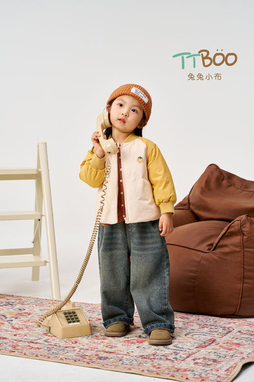 兔兔小布草莓熊印花羽绒内胆 商品图0