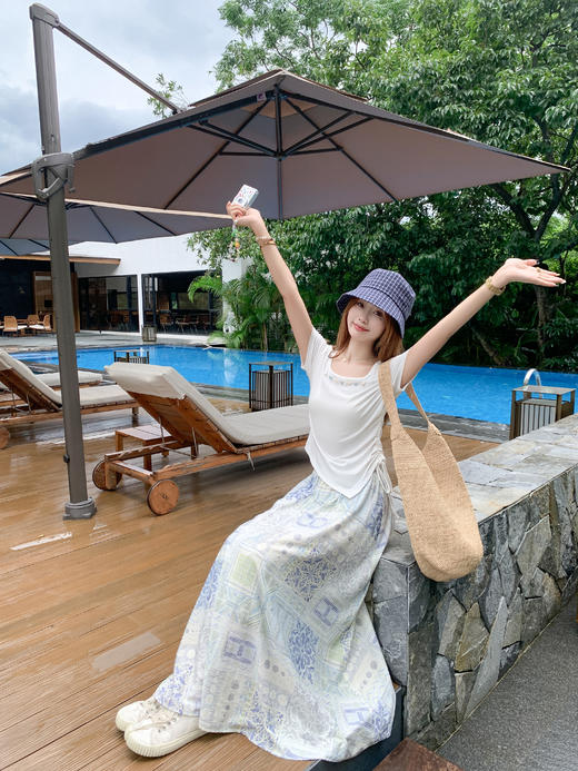 【129元任选2件】现货！侧边抽绳短袖 商品图11