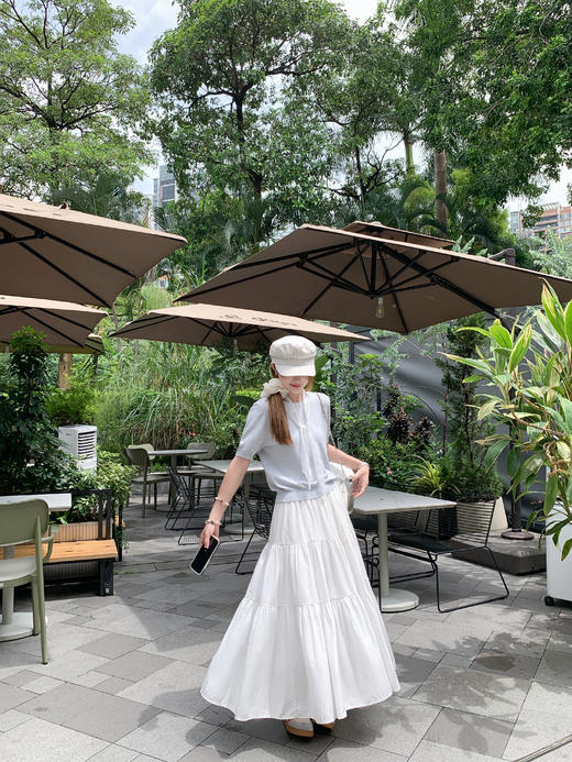 <曾小咸推荐>白色半裙 商品图5