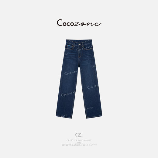 COCO ZONE 刘一一 “主角牛仔”舒适耐久质感牛仔裤 CD1A1121 商品图0