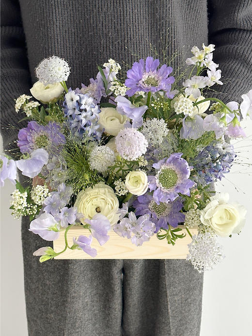 AROMELAI 花艺 鲜花花篮/花盒 私人定制艺术礼品 商品图2