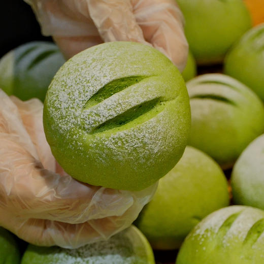 现烤面包—抹茶麻薯米面包 商品图1