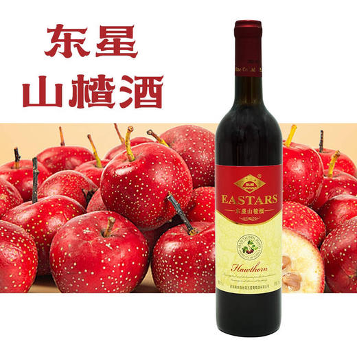 东星山楂酒750ml沈阳农业大学食品学院东星葡萄酒联合研制 商品图0
