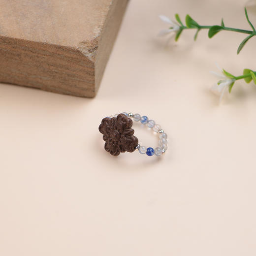 龙脑：海棠花戒指 商品图2
