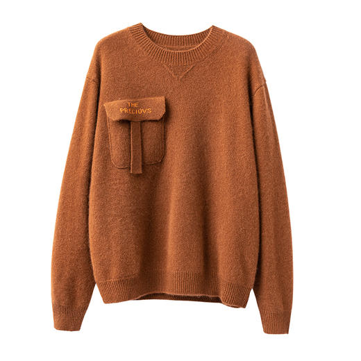 S·Y·C【意式青春】不走寻常路！100纯山羊绒加厚宽松羊绒衫CYR240186 商品图1