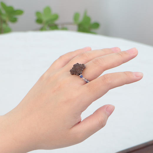 龙脑：海棠花戒指 商品图5