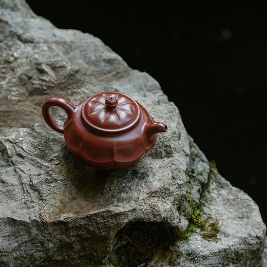 龙德堂陶艺 汤宣武制《华冠》160cc 原矿大红袍  库存请咨询客服 商品图2