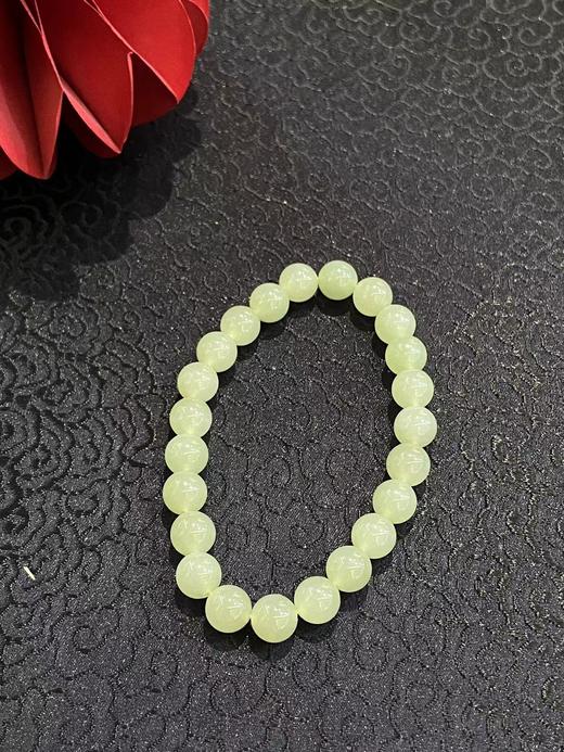【于田产和田玉帝王青卡8mm手串】出证书，发货1~5天，48小时鉴赏期 商品图4
